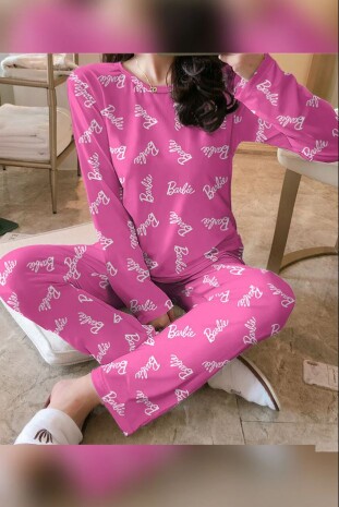  Free Barbie 2 Süpersoft Kadın Pijama Takımı - Pembishomewear