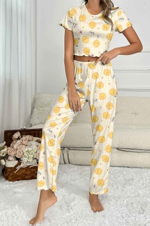 Lilyana Süpersoft Pijama Takım Chick 6427 - ÇeyizeDairHerşey