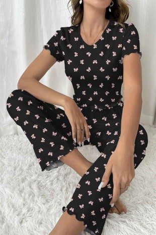 ÇeyizeDairHerşey - Lilyana Süpersoft Pijama Takım Robbin 6432 (1)