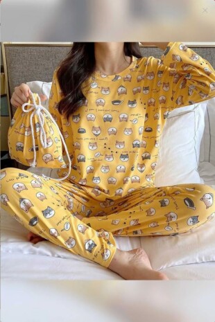 New Dog Süpersoft Pijama Takım 6565 - Pembishomewear
